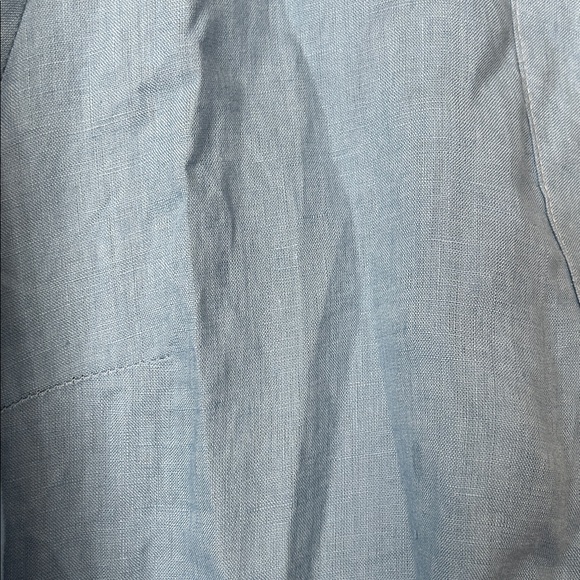 Veronica Beard Sky Blue Linen Long Sleeve Shirt Dress **Size 6** 🌸🌸 - Picture 6 of 6